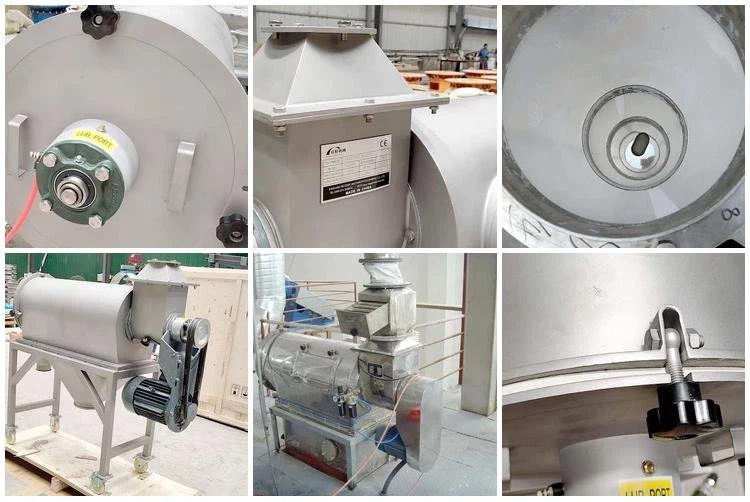 ligh powder sieving rotary sifter machine